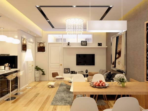 Mẫu thiết kế nội thất chung cư mini 60m2 được nhiều người yêu thích